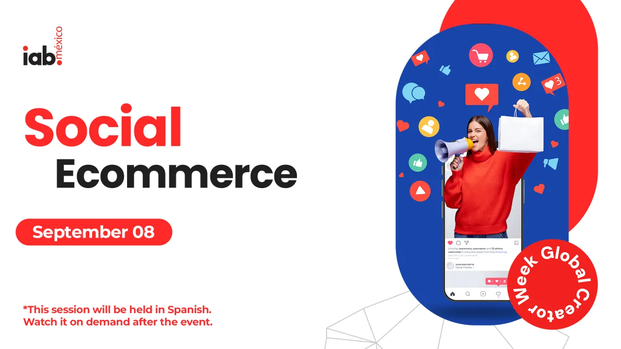 Influencer marketing and social commerce banner