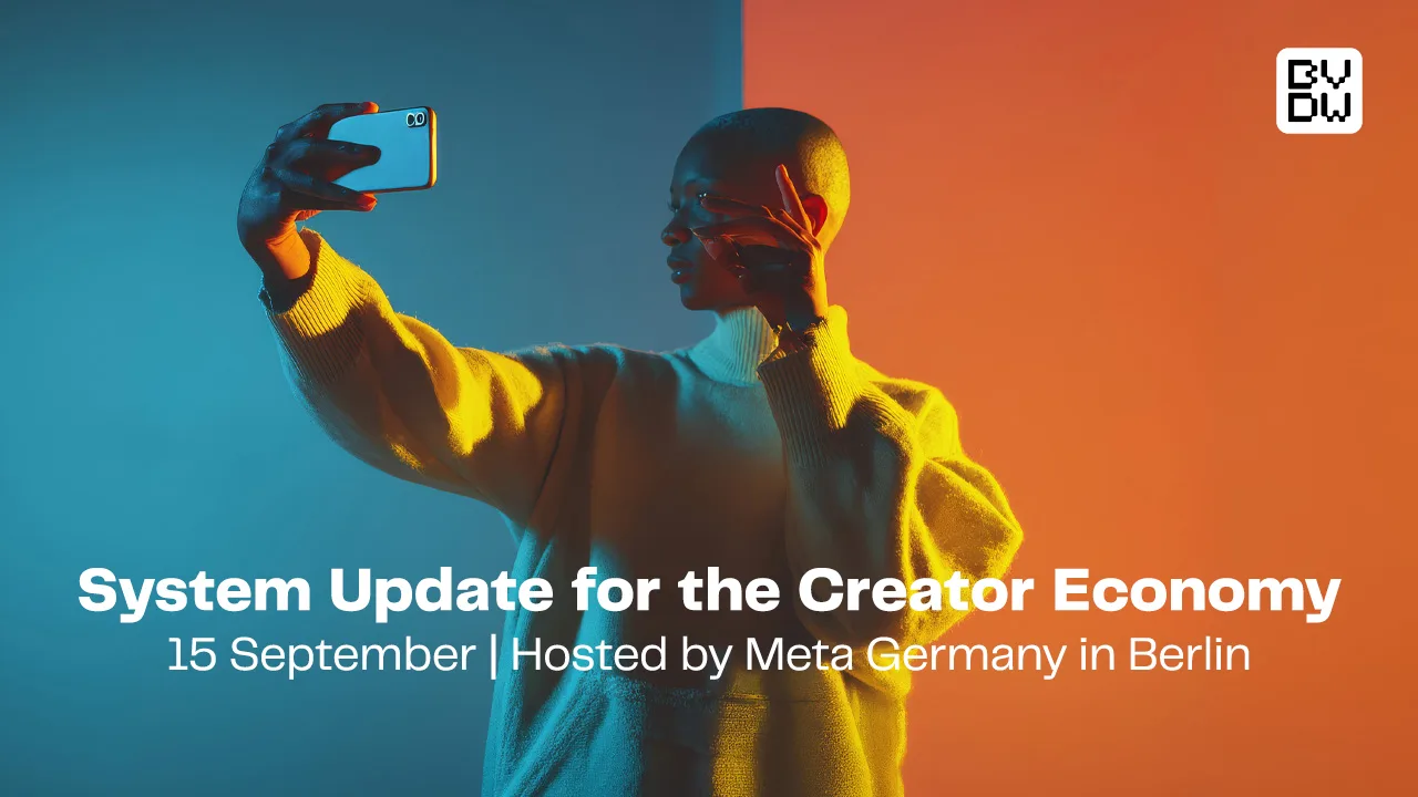Rewiring the Creator Economy - The BVDW Reality Check banner image