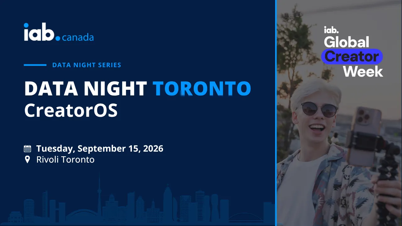 Data Night Toronto: CreatorOS banner