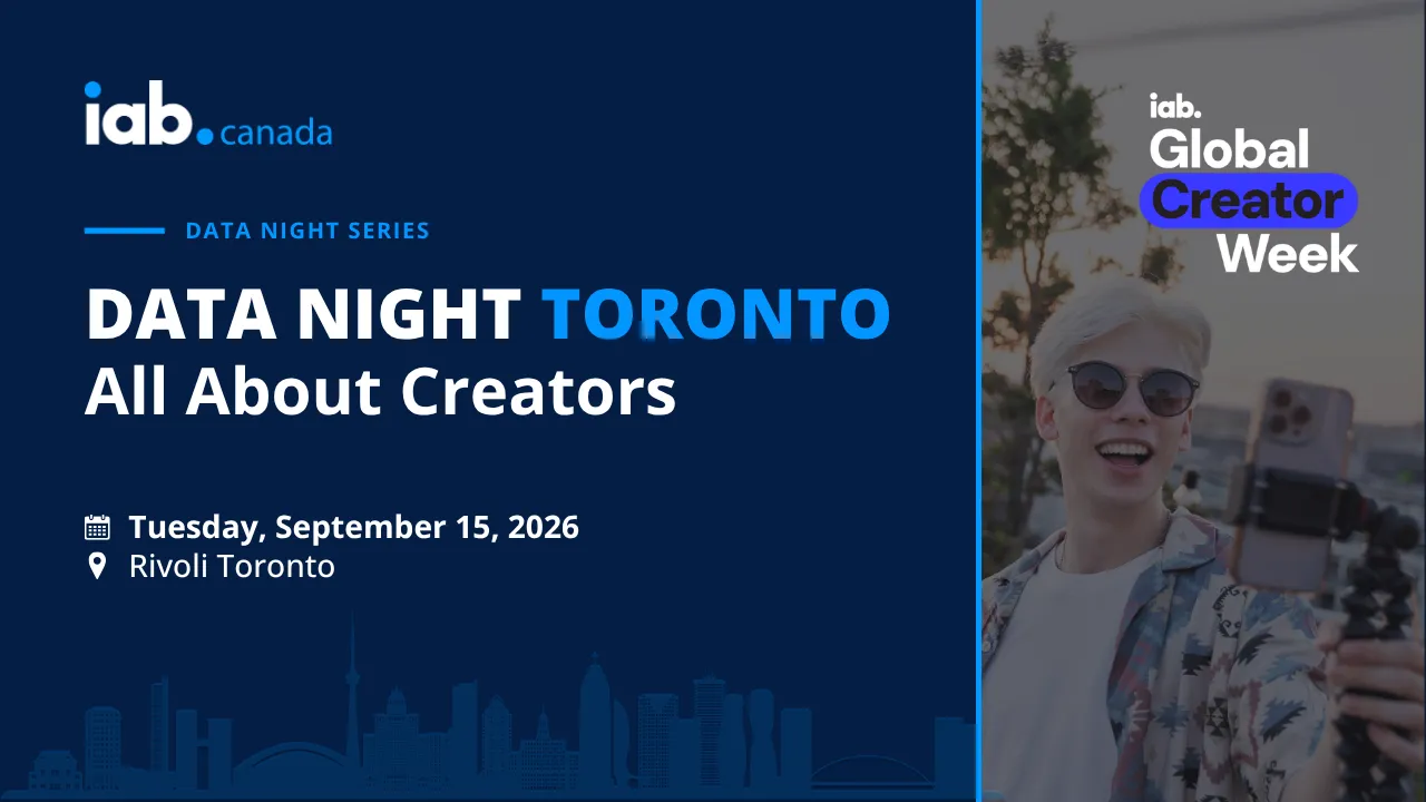 Data Night Toronto: All About Creators banner image