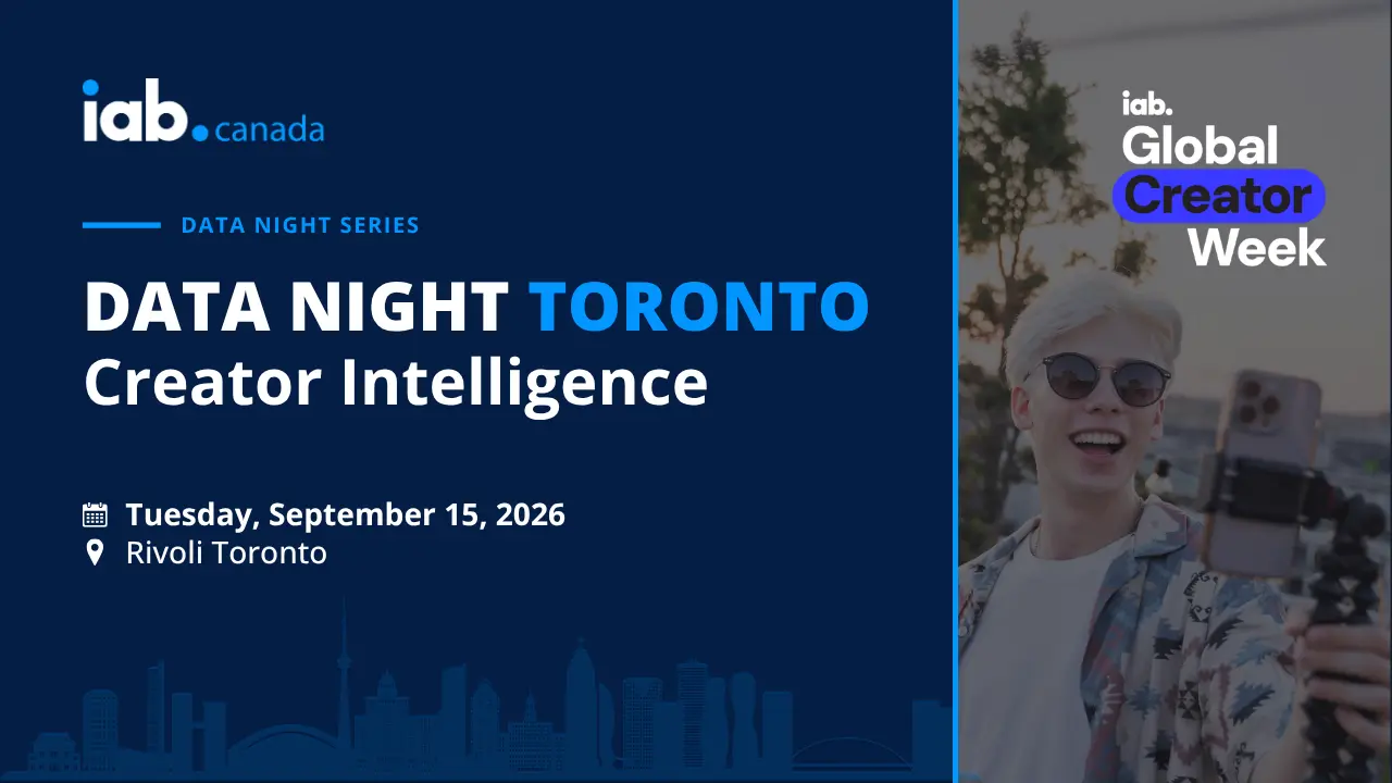Data Night Toronto: Creator Intelligence banner
