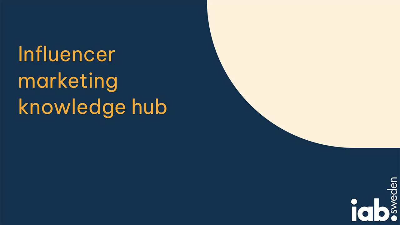Influencer marketing knowledge hub banner